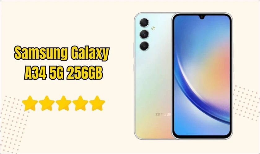 Điện thoại Samsung Galaxy A34 5G 256GB chụp ảnh đẹp