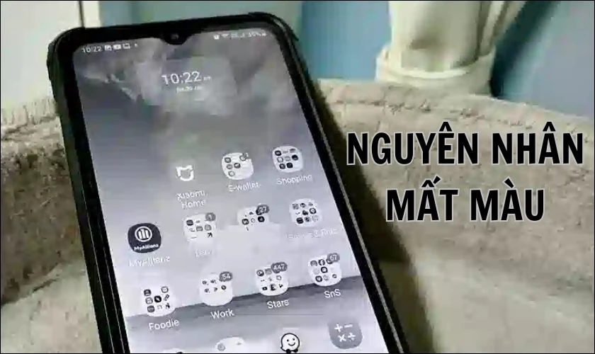 Nguyên nhân khiến màn hình điện thoại Samsung bị mất màu