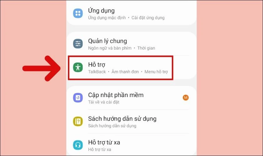 Sửa điện thoại Samsung bị mất màu bằng cách tắt chế độ đảo ngược