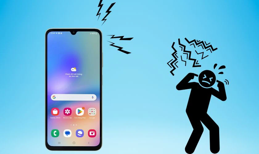 Điện thoại Samsung kêu tít tít liên tục là tình trạng gì?