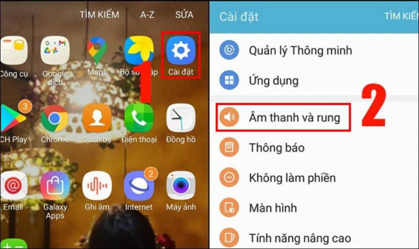 Kiểm tra cài đặt âm thanh