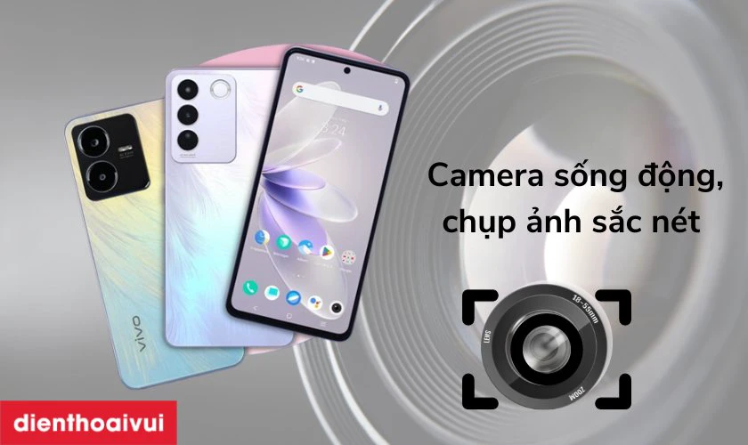 Camera sống động, chụp ảnh sắc nét
