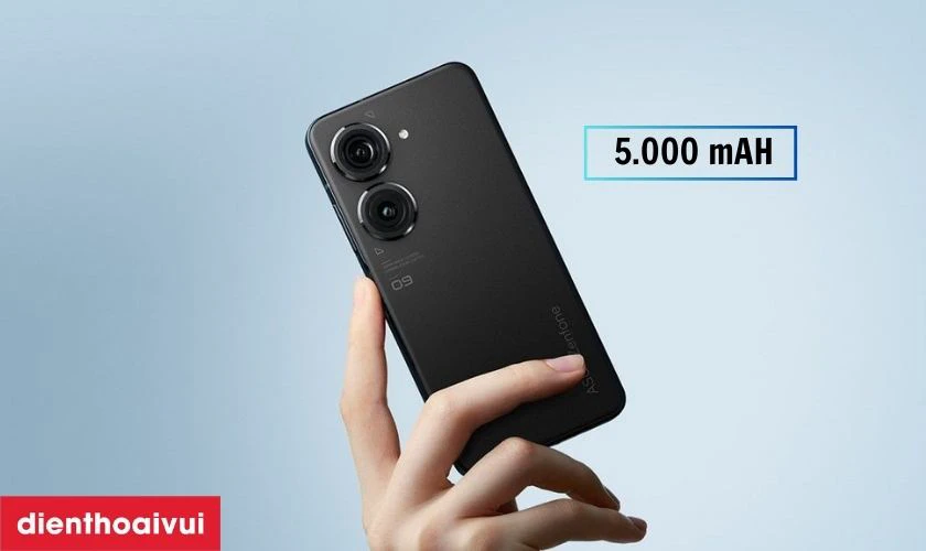 Dung lượng pin điện thoại Zenfone l&ecirc;n đến 5.000 mAH