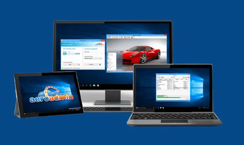 AeroAdmin l&agrave; một ứng dụng điều khiển m&aacute;y t&iacute;nh từ xa nổi bật