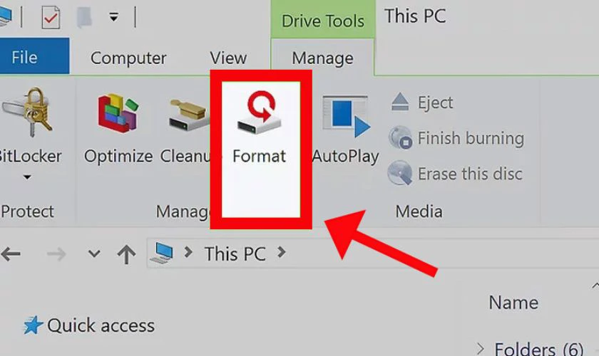 C&aacute;ch định dạng thẻ nhớ tr&ecirc;n m&aacute;y t&iacute;nh Windows