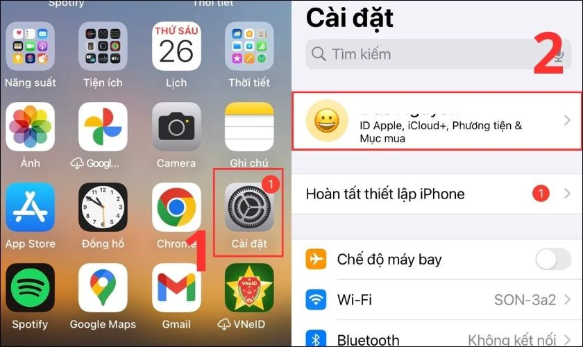 Bật định vị iPhone tr&ecirc;n ứng dụng Find My Phone 