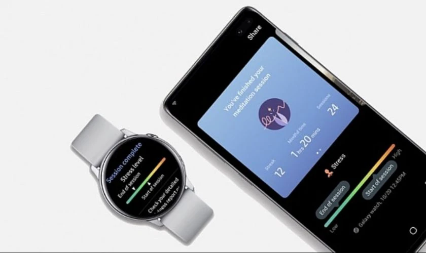 Stress Monitor for Watch ứng dụng đo huyết &aacute;p th&ocirc;ng minh