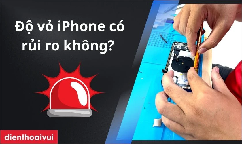 Độ vỏ cho iPhone XS có rủi ro gì đến chất lượng máy không?
