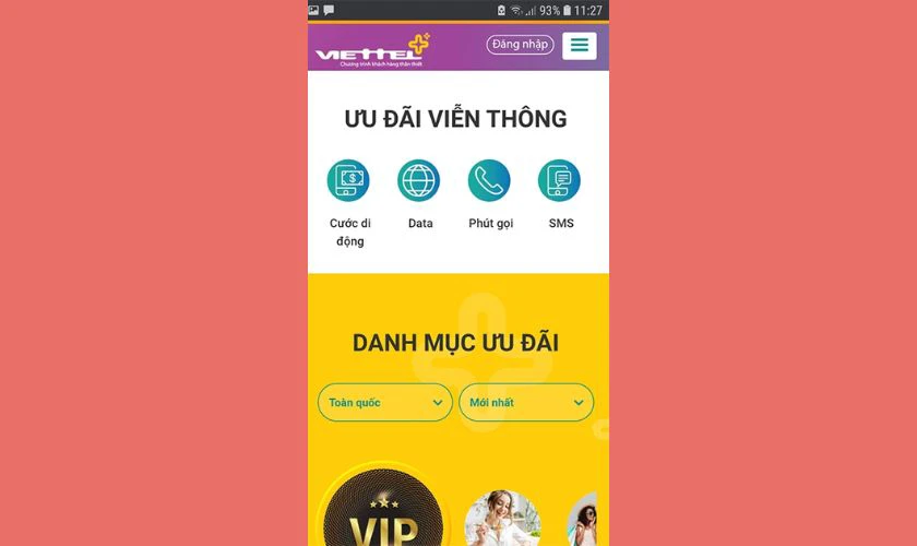 Chọn dịch vụ bạn muốn đổi điểm