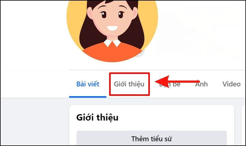 Chọn mục Giới thiệu