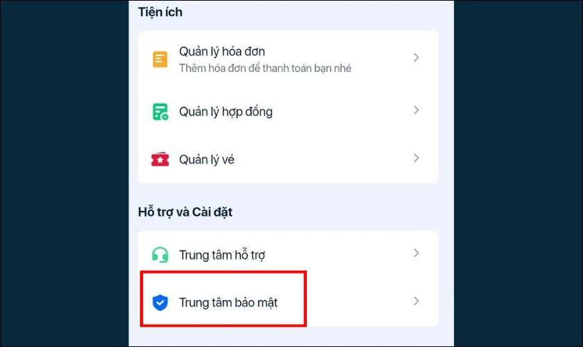 Đổi số điện thoại Zalo Pay trực tiếp tr&ecirc;n ứng dụng Zalo Pay