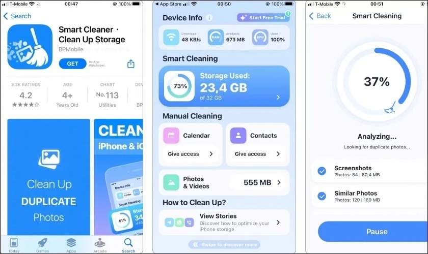 Phần mềm dọn iPhone Smart Cleaner