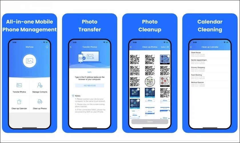 App dọn điện thoại iMyFone - Transfer Photos