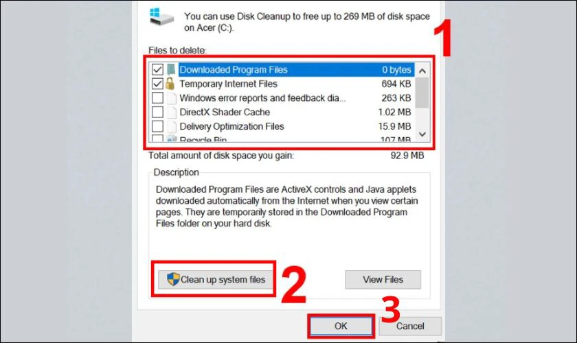 Cách dọn rác máy tính ổ C hiệu quả