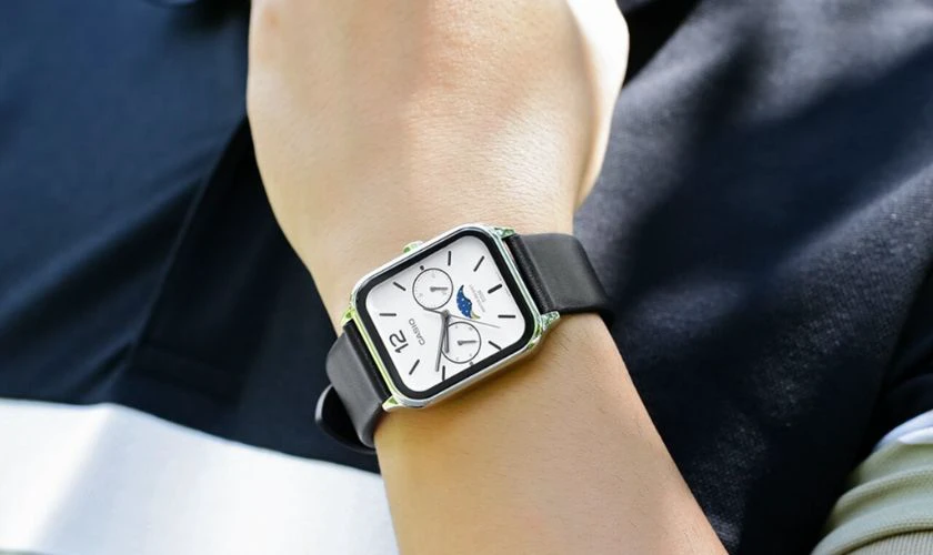 Casio MTP-M305L-7AVDF là mẫu đồng hồ nổi bật với tính năng Moon Phase