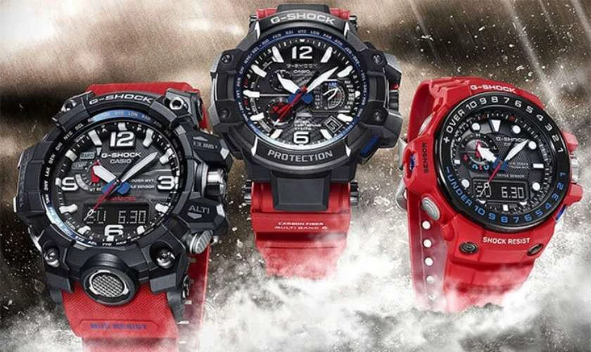 Dòng Casio thể thao (đặc biệt là G-Shock) được thiết kế dành cho những bạn học sinh nam