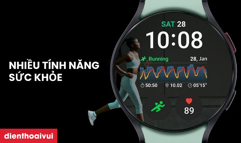 T&iacute;ch hợp nhiều t&iacute;nh năng sức khỏe v&agrave; tập luyện