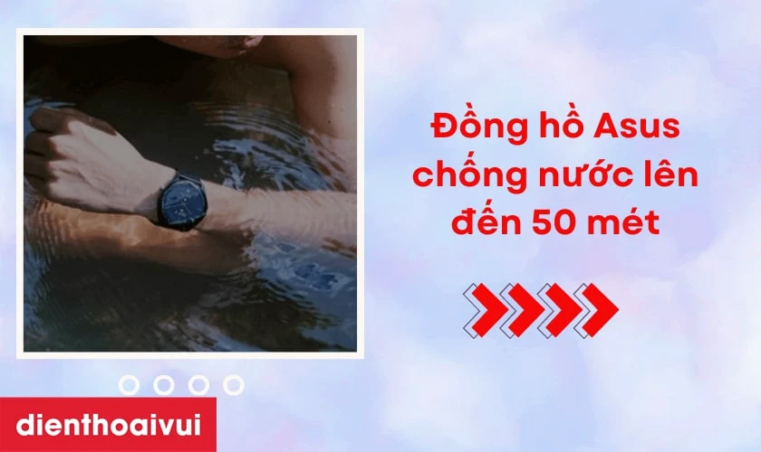 Khả năng chống nước l&ecirc;n đến 50 m&eacute;t