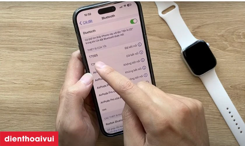 Đồng hồ phải th&iacute;ch hợp với điện thoại đang sử dụng