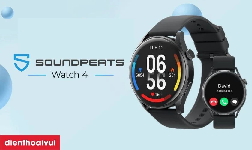 Giới thiệu đồng hồ thông minh Soundpeats Watch 4