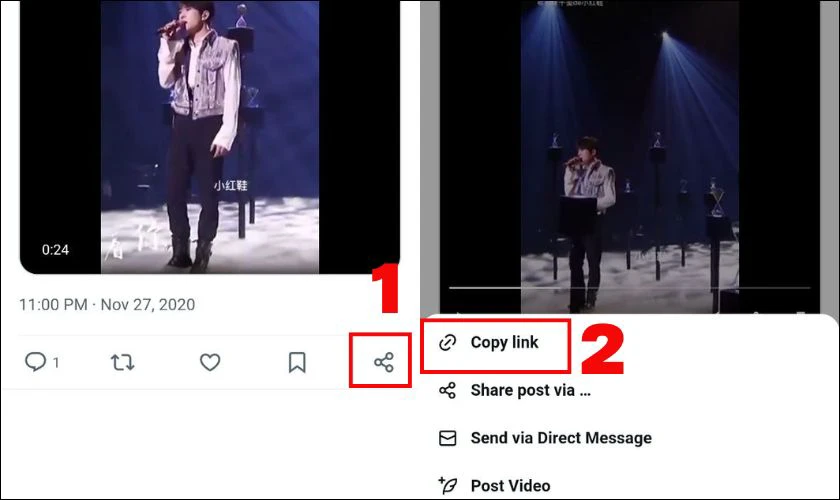 Download Twitter video bằng ứng dụng X Saver