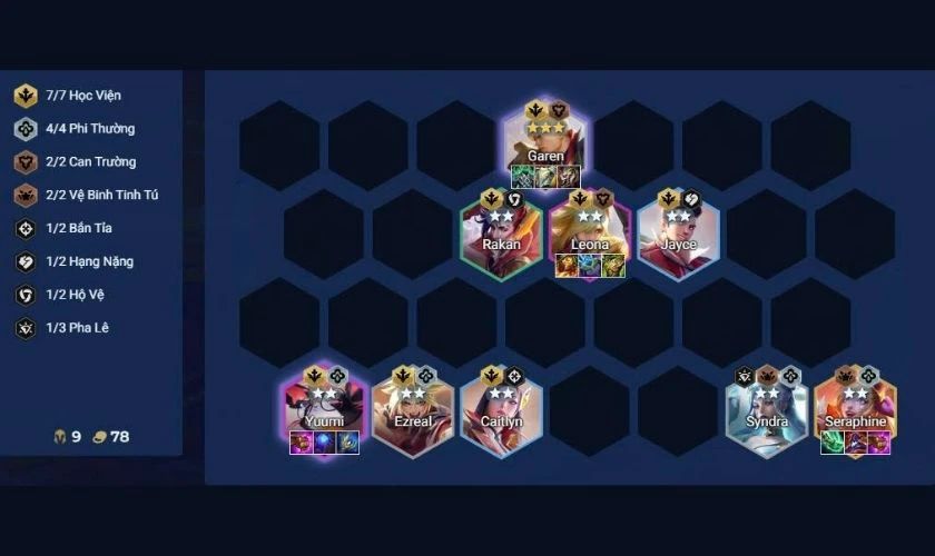 Cách chơi đội hình Garen DTCL mùa 15 - Cuối game