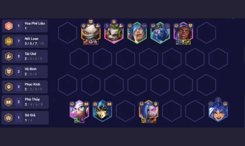 Cách chơi đội hình Nổi Loạn DTCL mùa mới nhất - Cuối game