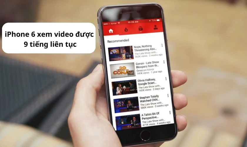 Dung lượng pin iPhone 6 l&agrave; bao nhi&ecirc;u? Thời lượng pin iPhone 6 d&ugrave;ng được bao l&acirc;u?