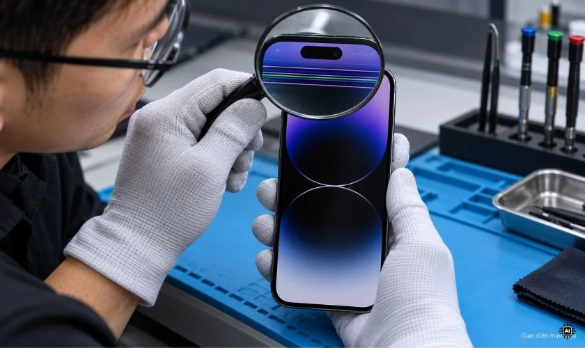 Mang iPhone đi kiểm tra nếu nghi ngờ lỗi phần cứng