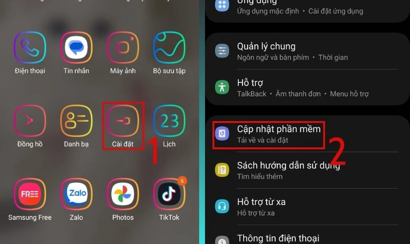 C&aacute;ch cập nhật điện thoại l&ecirc;n hệ điều h&agrave;nh mới