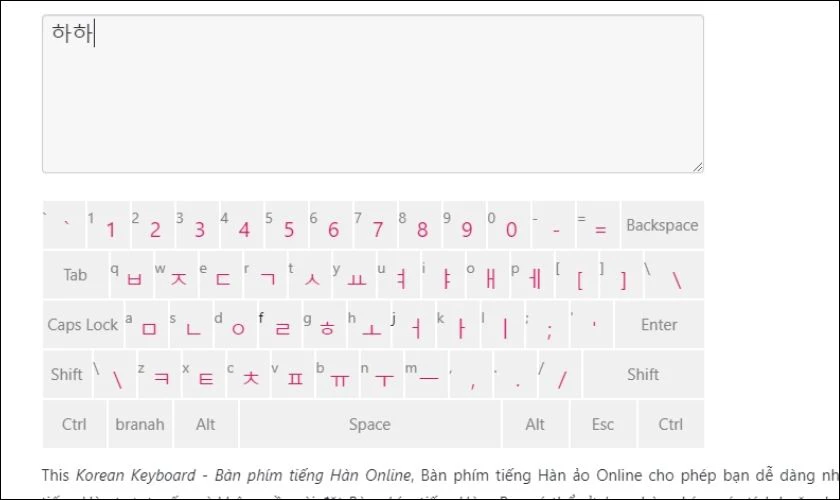 Hướng dẫn cách sử dụng bàn phím ảo tiếng Hàn