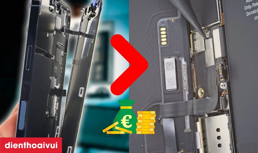 Có nên đi ép cổ cáp màn hình cho iPhone XS Max không?