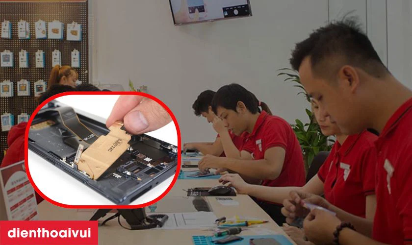 Quy trình sửa chữa chuyên nghiệp lấy liền tại Điện Thoại Vui