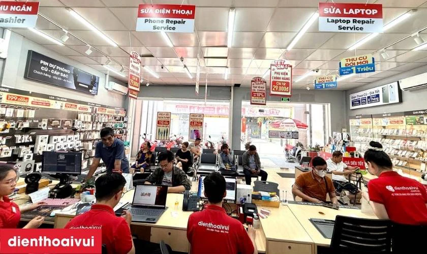 Địa chỉ sửa chữa ch&iacute;nh h&atilde;ng, lấy liền tại Điện Thoại Vui