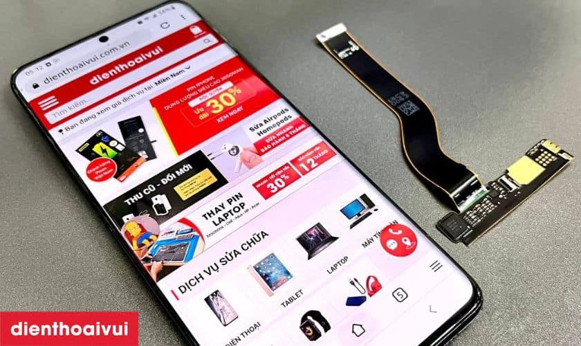 Dịch vụ &eacute;p cổ c&aacute;p m&agrave;n h&igrave;nh Samsung Galaxy M51