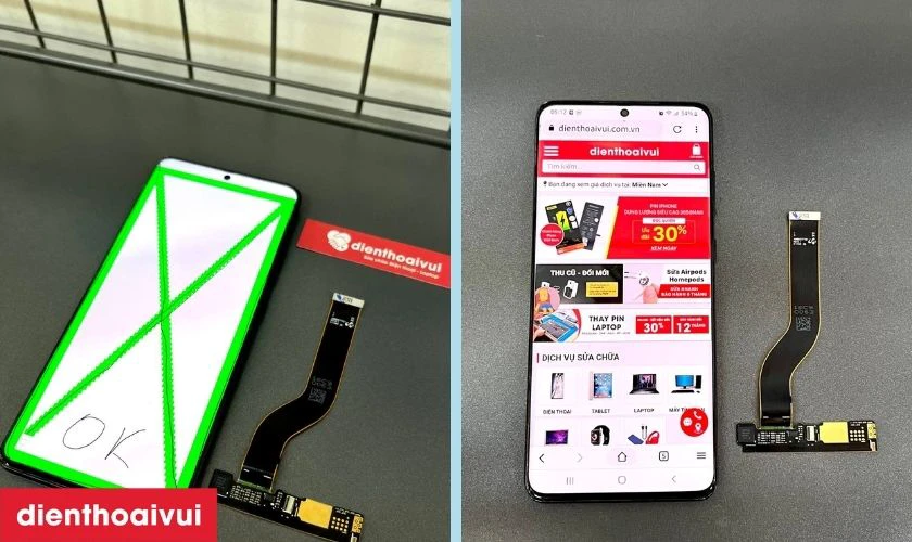 Cửa h&agrave;ng &eacute;p cổ c&aacute;p m&agrave;n h&igrave;nh Samsung ở đ&acirc;u uy t&iacute;n, lấy liền lại TPHCM v&agrave; H&agrave; Nội