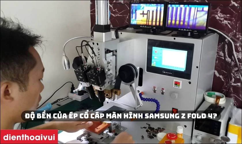 Độ bền của &eacute;p cổ c&aacute;p m&agrave;n h&igrave;nh Samsung Z Fold 4?