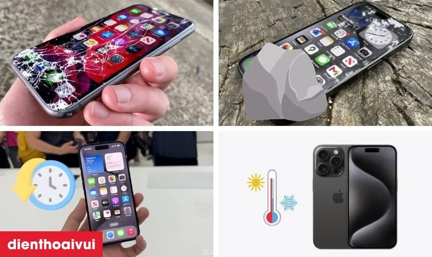 Nguy&ecirc;n nh&acirc;n smartphone dễ bị nứt vỡ mặt k&iacute;nh