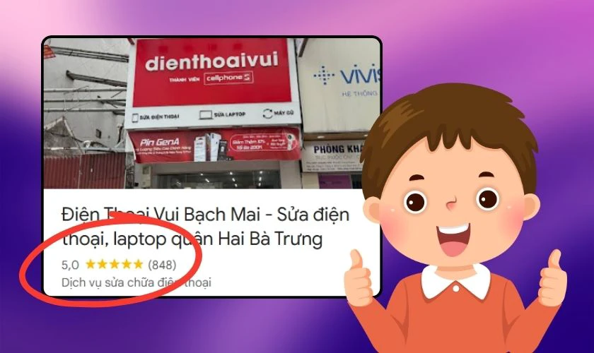 Đánh giá cao từ khách hàng