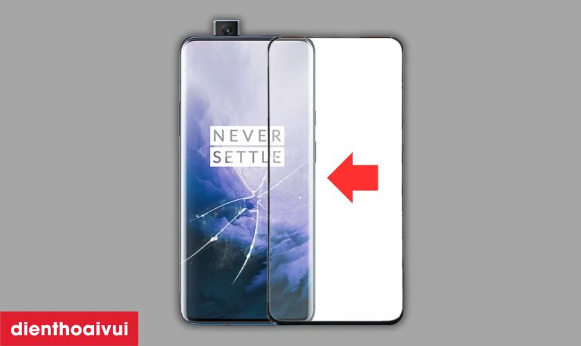 Quy trình ép kính Oneplus 7 Pro minh bạch lấy liền tại Điện Thoại Vui