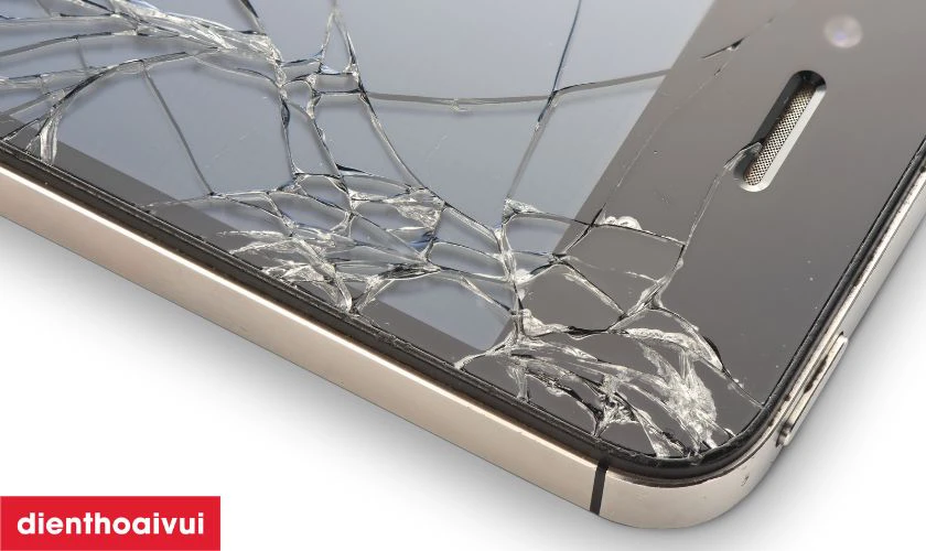 Màn hình bị rạn nứt tại các góc