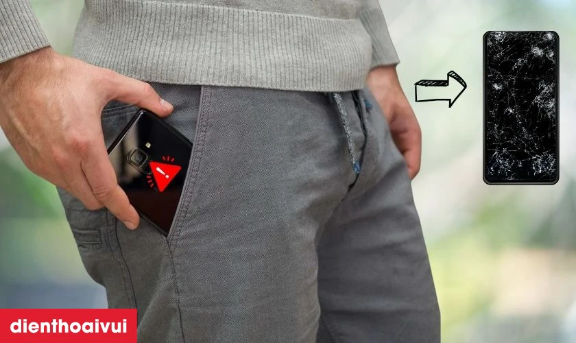 &Aacute;p lực l&agrave; nguy&ecirc;n nh&acirc;n l&agrave;m điện thoại dễ bị nứt vỡ mặt k&iacute;nh