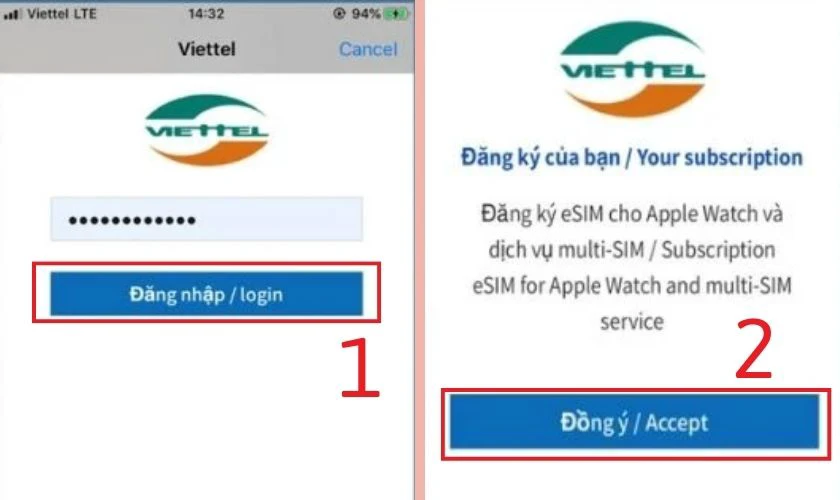 Bạn nhấn Đăng nhập v&agrave; chọn Đồng &yacute;