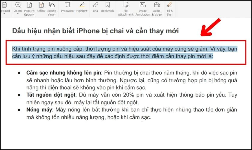 C&aacute;ch ch&egrave;n 1 đoạn PDF v&agrave;o Word 