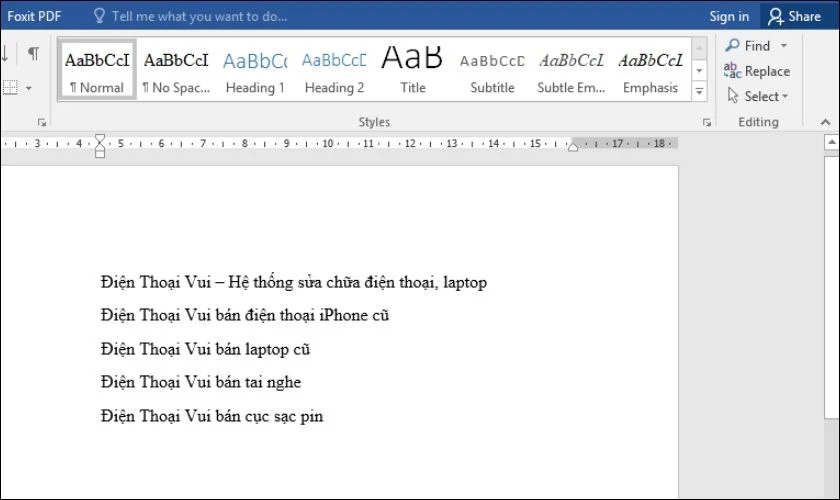 C&aacute;ch Replace từ v&agrave; cụm từ trong Word đơn giản