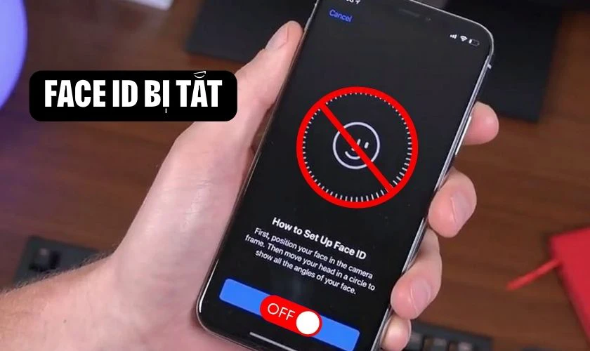 Face ID bị tắt là như thế nào?