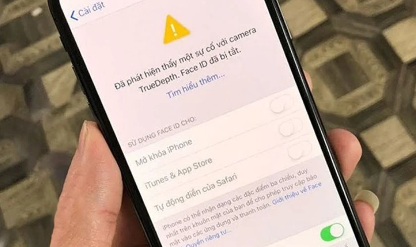 Có nên mua điện thoại đã bị mất Face ID không?