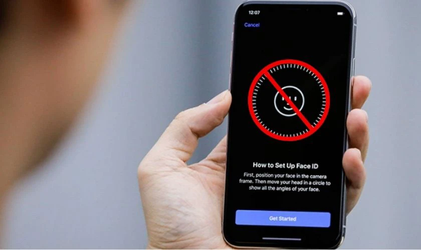 Face ID không nhận diện được khuôn mặt