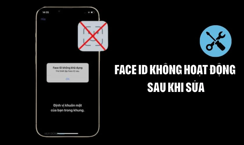 Face ID không hoạt động sau khi sửa chữa iPhone