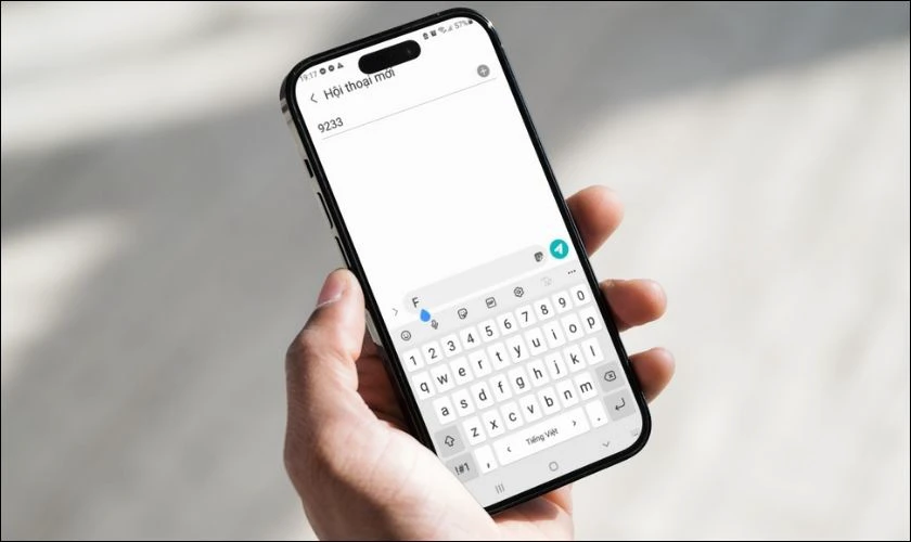 Soạn tin nhắn tới tổng đài
